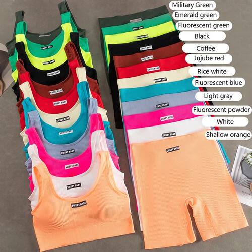 Women Seamless Yoga Set Fitness Workout Suits Sport Bra High