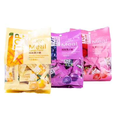 BX博翔网红纯味果汁糖果味糖果独立小包装芒果味草莓味芒果糖颜值