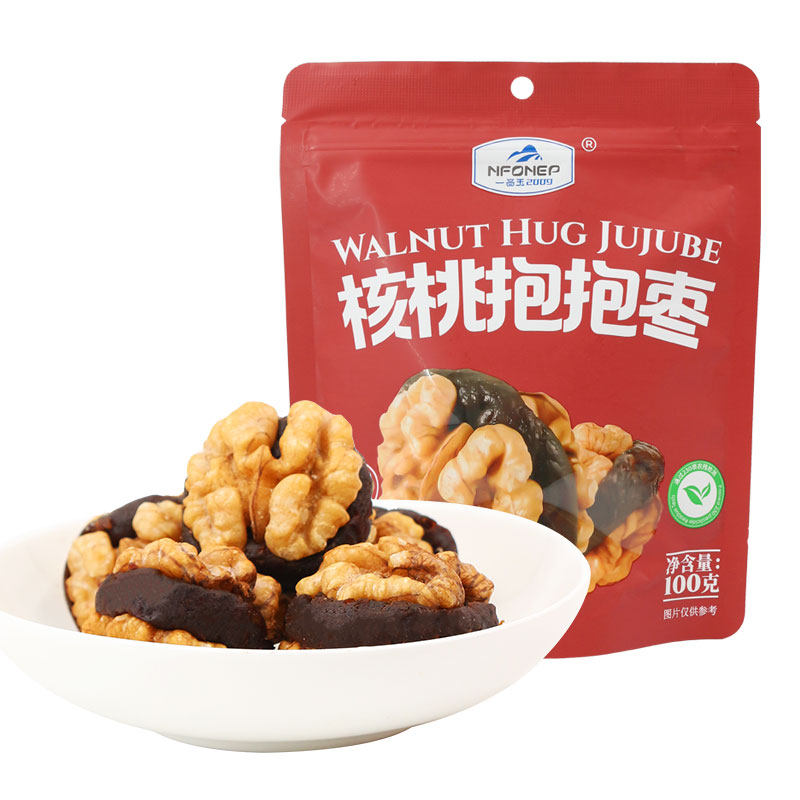 一品玉核桃抱抱枣新疆特产坚果零食红枣核桃仁袋装独立包装果干