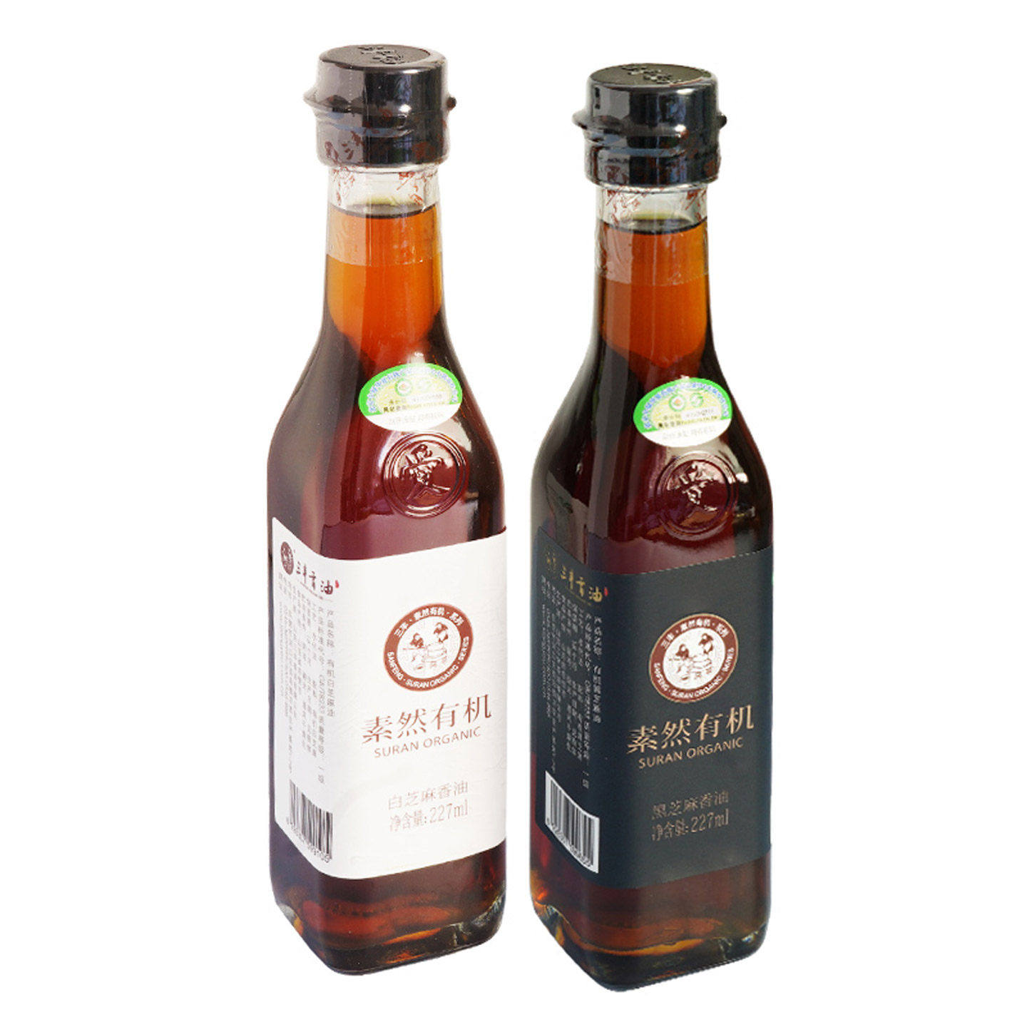 山东三丰香油黑芝麻香油调味油调味品特级芝麻香油227ml瓶装家用