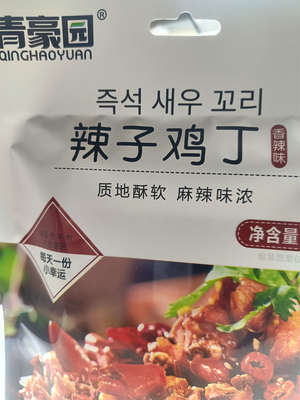 80克青豪园香辣味辣子鸡丁美味零食
