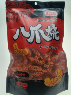 188克盛世庄园八爪烧麻辣味牛排味美味零食