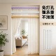 晾衣杆伸缩免打孔安装 窗帘杆罗马杆子晾衣架支撑杆门帘阳台挂衣杆