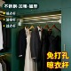 不锈钢免打孔伸缩杆浴帘杆阳台晾衣杆窗帘杆卧室衣柜杆毛巾杆