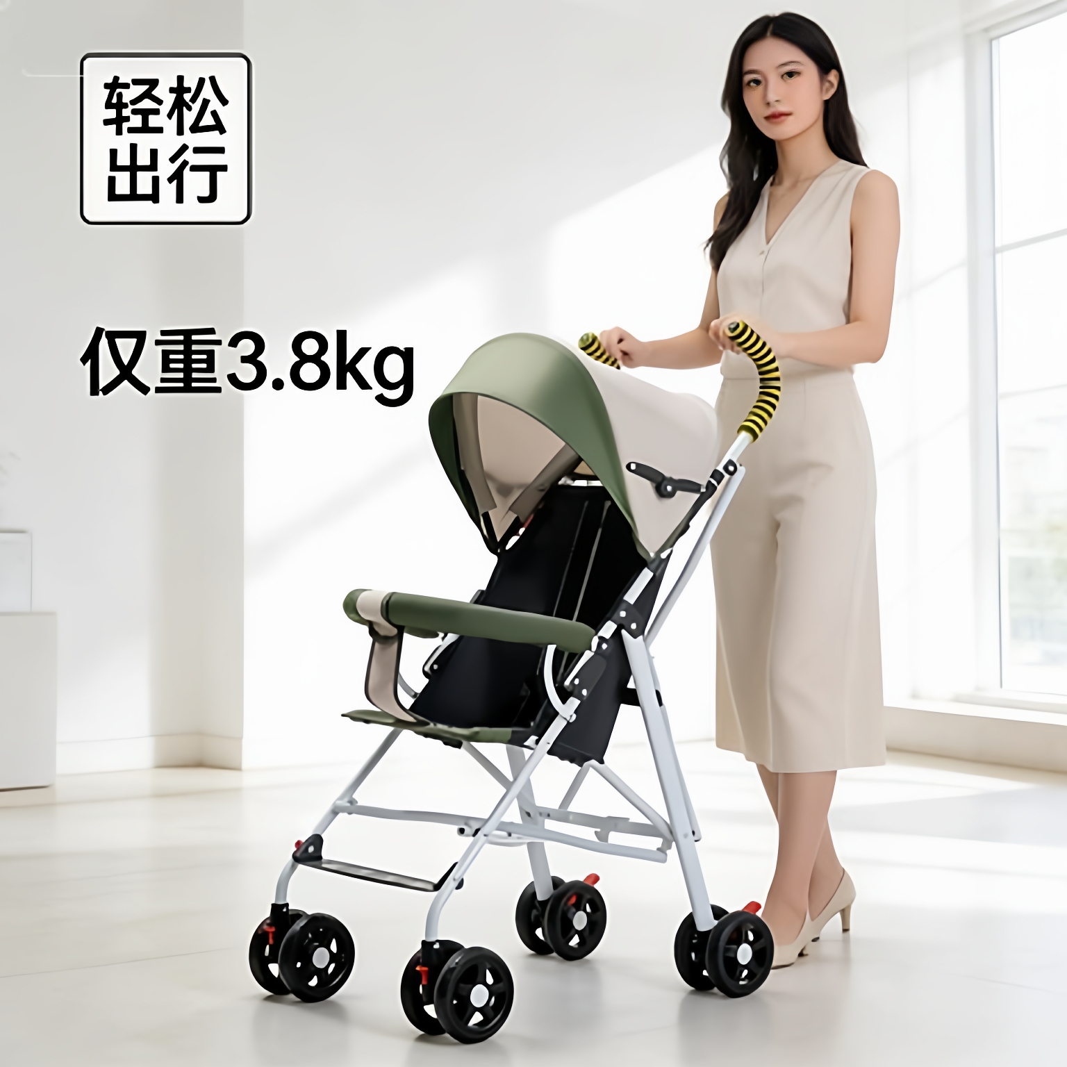 简易便携式伞车婴儿推车可坐可躺