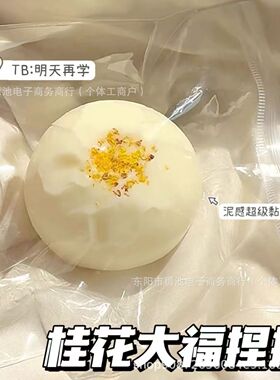 新款 解压TPR 桂花大幅捏捏 爆浆烂泥慢回弹手感发泄超软玩具可爱