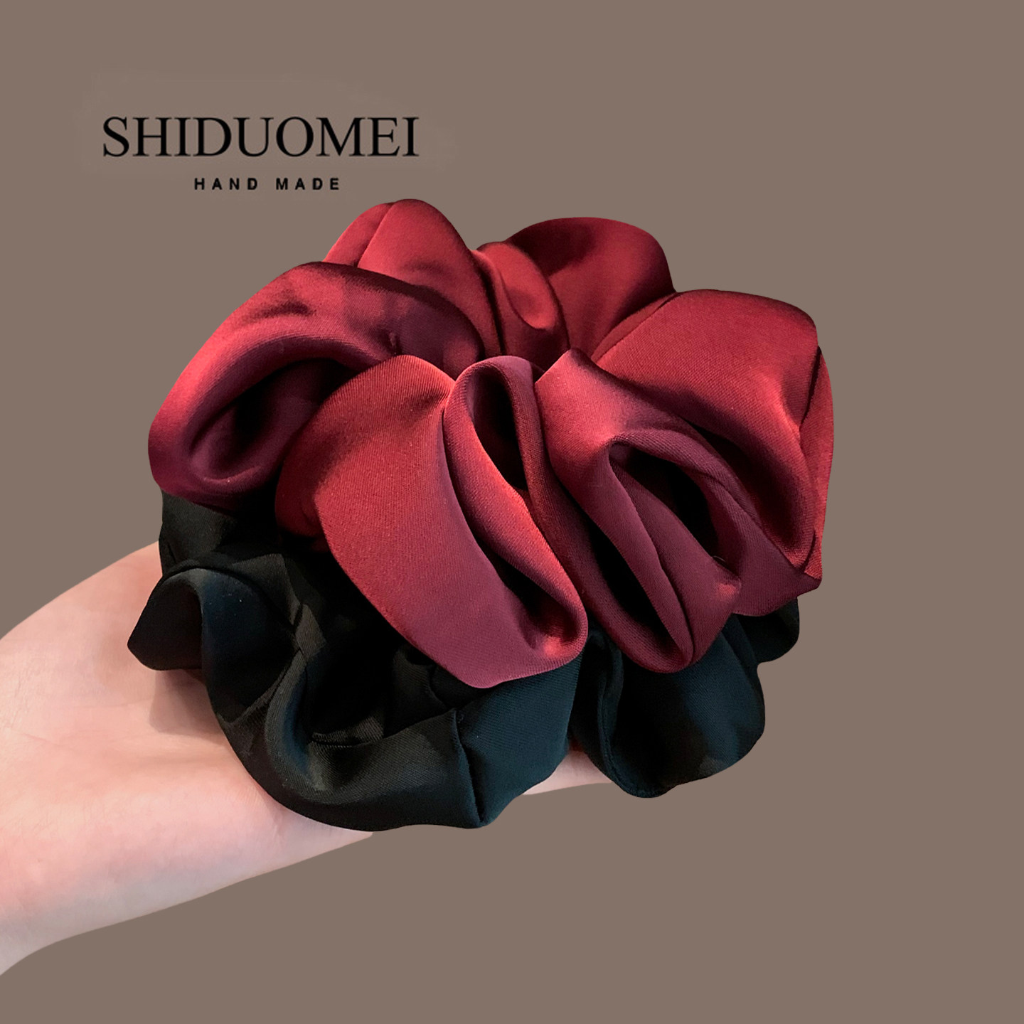 高级感缎面纯色蓬松大肠发圈简约不伤发扎马尾头绳气质丸子头头饰,饰品/流行首饰/时尚饰品新,发饰,淘宝优惠券,粉丝福利购,淘宝优惠卷