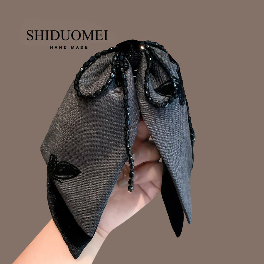 饰多美轻奢时尚飘带马尾抓夹