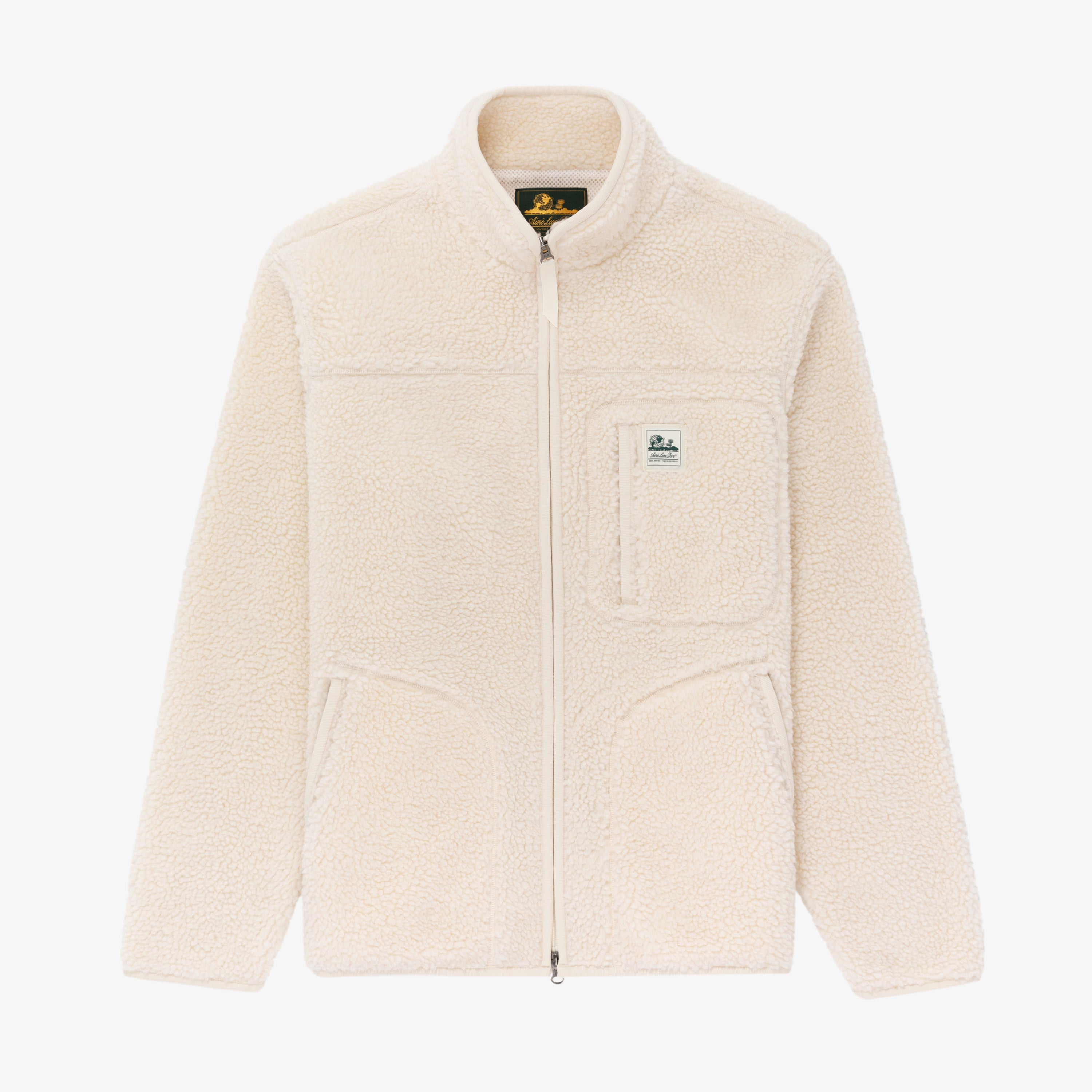 thumbnail for Aime Leon Dore Fleece Jacket Autumn and Winter Warm Lamb Wool Zipper Jacket Couple Style