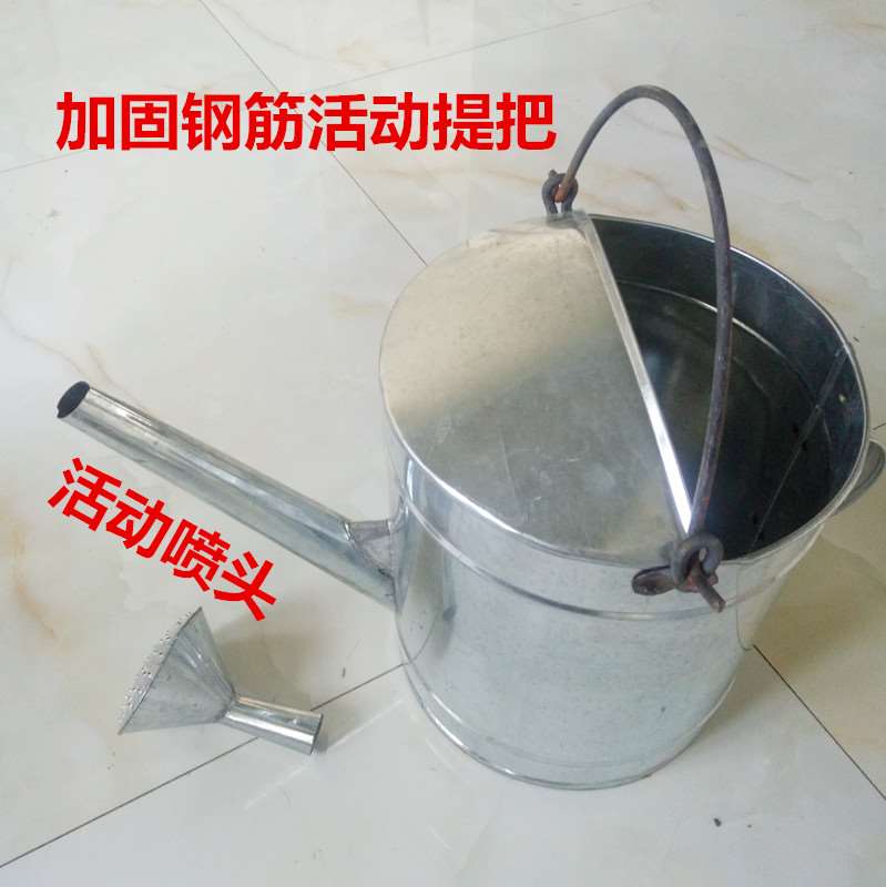 菜花壶大mop号加固喷壶桶家用浇园艺喷壶大铁皮镀锌浇菜浇花浇花