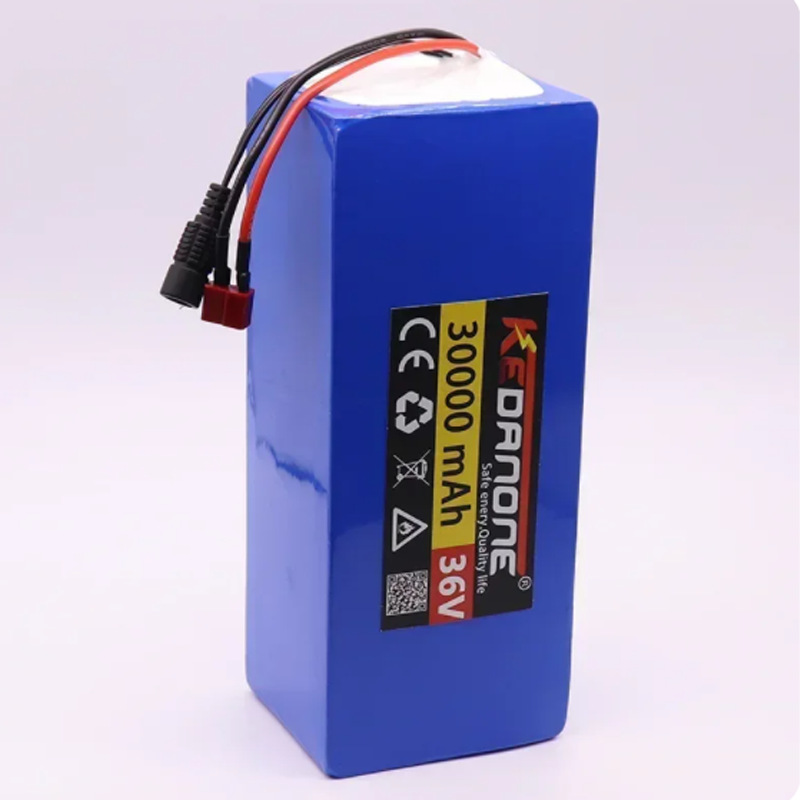 36V 30000mah 18650A电池10S4P 42V电动自行车锂电池组内置BMS