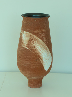 新中式侘寂风花器民宿家居客厅玄关酒店装饰品创意样板房桌面摆件