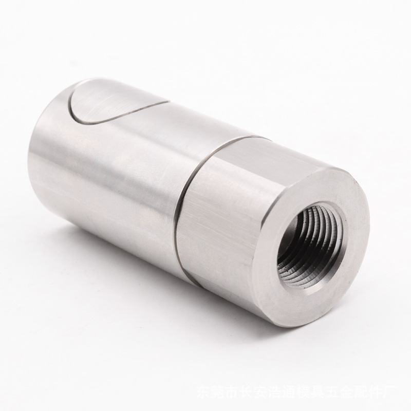 STAUBLI不锈钢按钮式气动快速接头RBE03  06  08  11