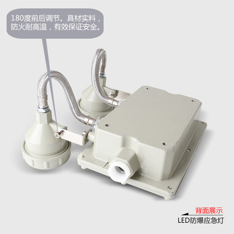BXW6229防爆双头应急灯 消防安全出口指示灯 蓄电池应急照明灯EX