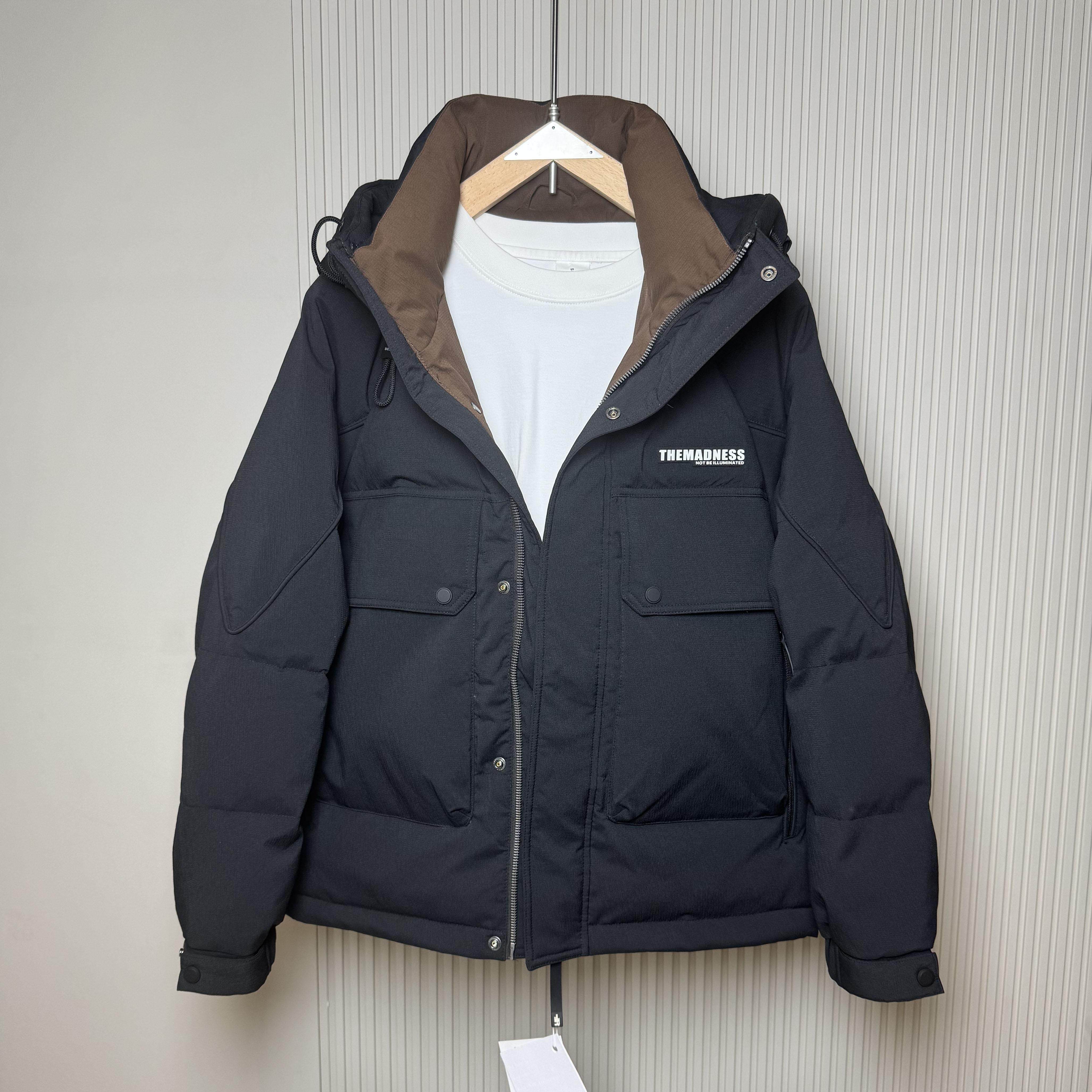 2024冬季新款男士连帽羽绒服时尚潮流百搭90鸭绒加厚保暖冲锋衣潮