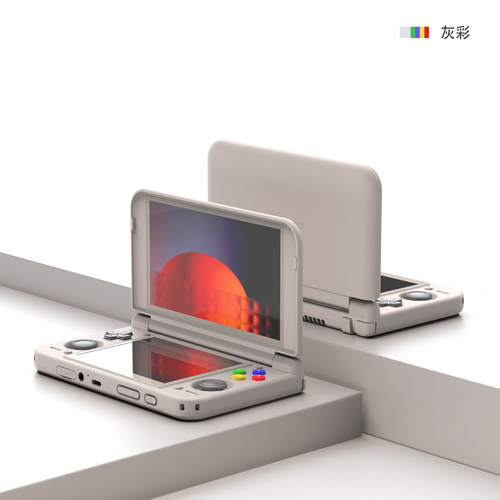 新品Retroid Pocket Duo Lite双屏游戏机5.5英寸 LCD翻盖安卓掌机