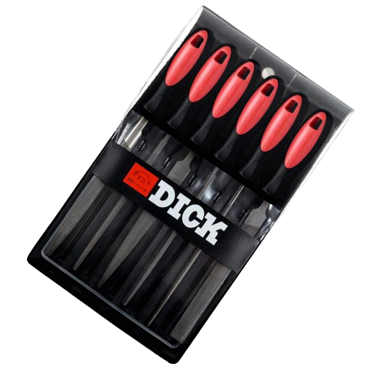 德国原装进口Dick锉刀 小型锉套装 6件套 塑料手柄 配套塑料袋