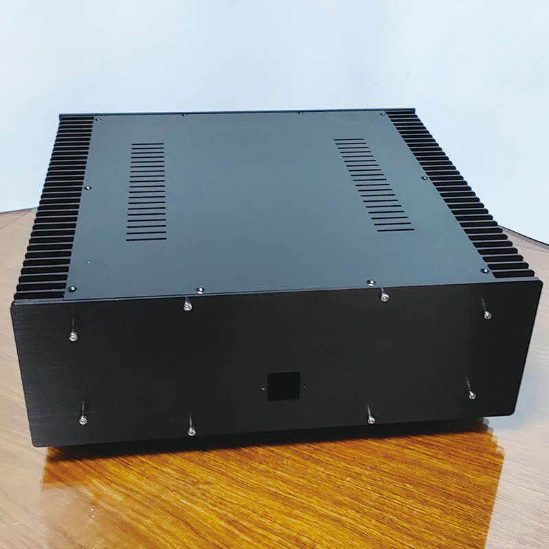 400大甲类 全铝合金 功放机箱 纯后级外壳 大功率散热器 电源DIY