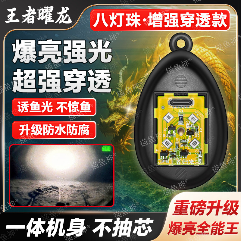 可视锚鱼浮漂高灯新款钓鱼专用八珠红外夜视8灯超亮神器防水夜钓,户外/登山/野营/旅行用品,浮漂,淘宝优惠券,粉丝福利购,淘宝优惠卷