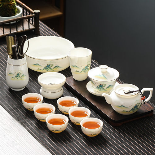 不烫手高档不吃茶渍茶具套装