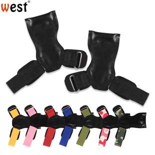 健身护掌手套运动健身卧推举重护腕橡胶护手掌防滑硬拉助力带护腕