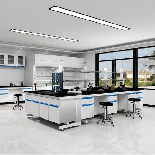 全YIDA-14钢操钢木实台实验室工作桌台试验作台边台验化学实验化