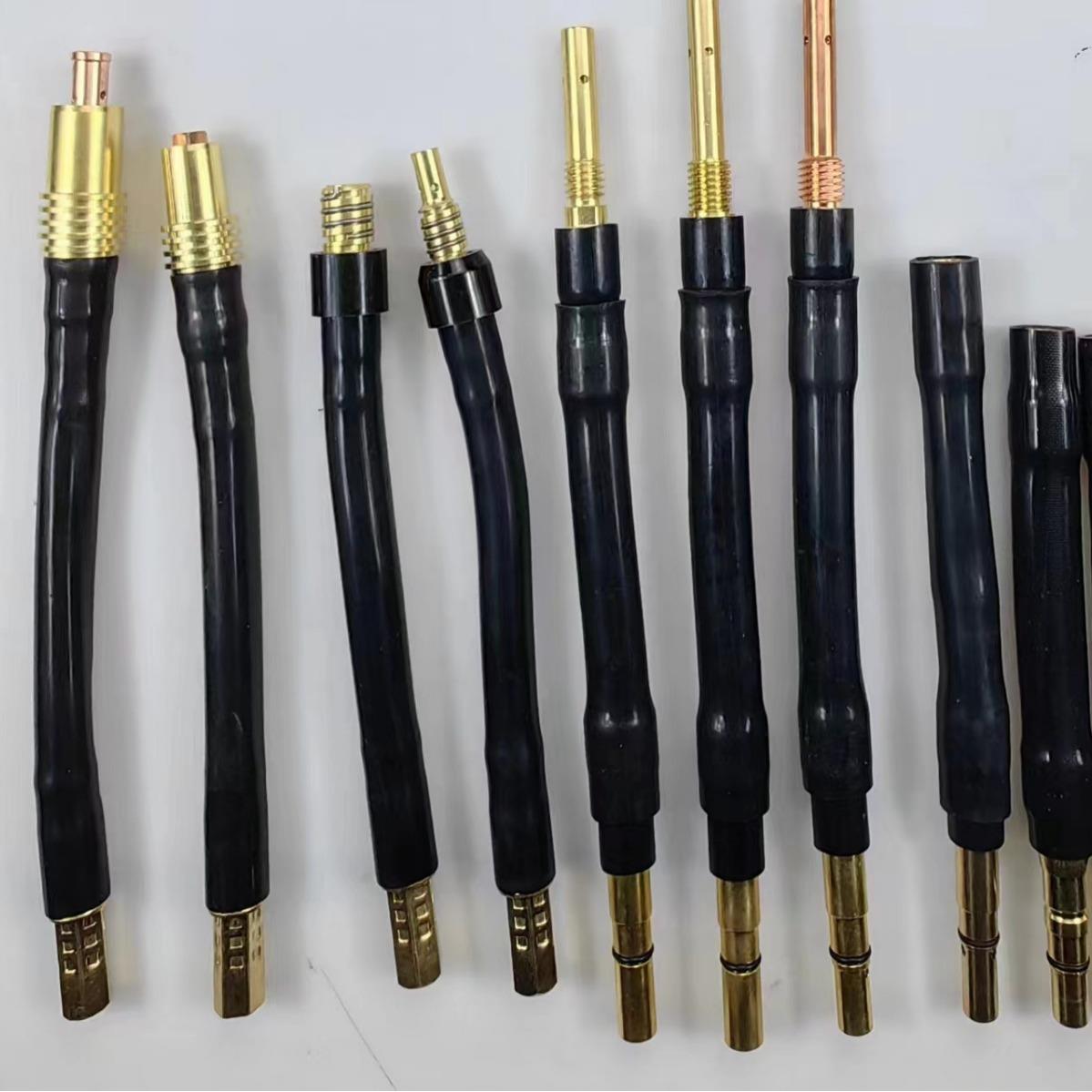 焊枪弯管二保焊枪气保焊枪管全铜可弯曲枪管耐高温弯头弯杆鹅颈管