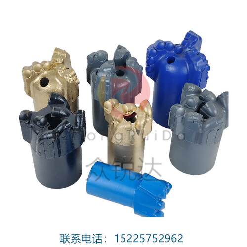 矿用探水瓦斯水井硬岩65113153钻头pdc金刚石复合片三四翼弧角