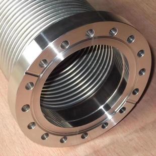 不锈钢304 316L真空波纹管CF真空法兰柔性软管氦气已检漏