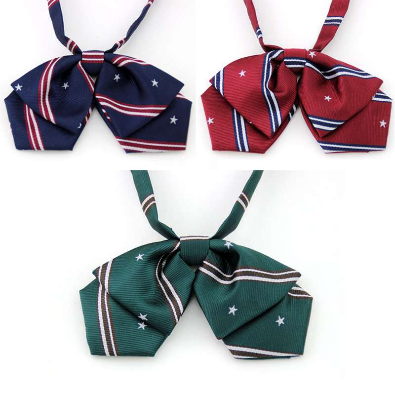 JK制服领结 星星双层领结 双层领结 日本水手服领结