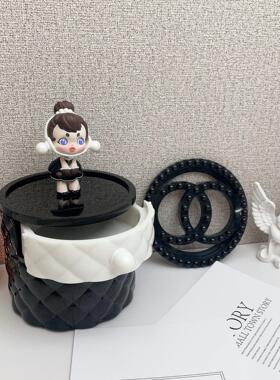 丫d圆形山茶iy圆形山花抽屉柜收纳盒滴胶胖模具小饰品收茶丫纳柜