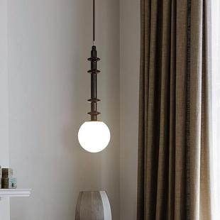 法式 复古小吊灯客厅镜前灯带拉线开关灯具 中古壁灯卧室床头灯美式