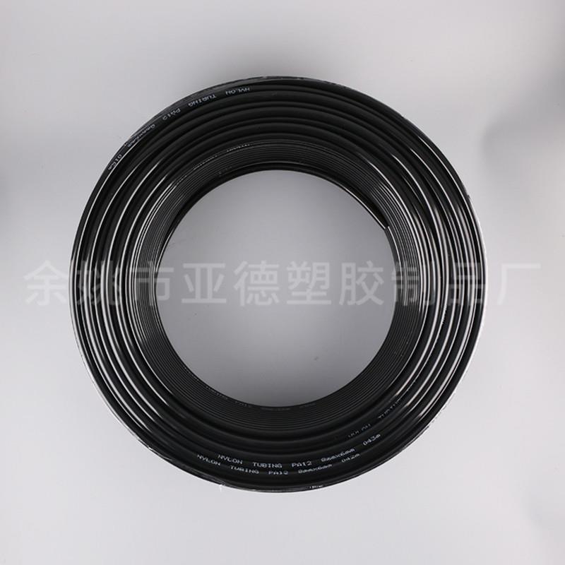 PU管生产厂家气动软管8mm,聚氨酯空压机耐高温高压气管机械黑