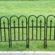 花园围栏锌钢篱笆黑色喷漆防腐铁艺护栏庭院围墙栅栏户外花园装 饰