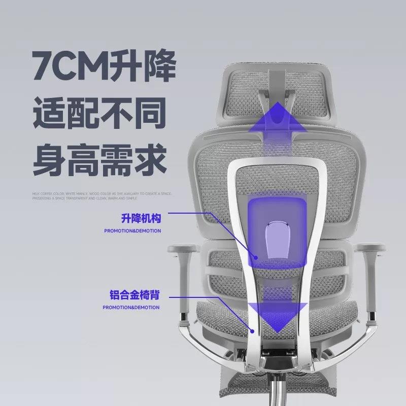 4D联动人工学椅久坐不累护腰公椅电脑椅体家用电办778TY竞椅人体图片
