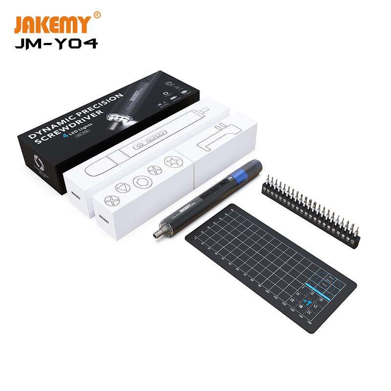 JM-Y04家用电动螺丝批 小型多功能迷你电动螺丝刀套装充电式