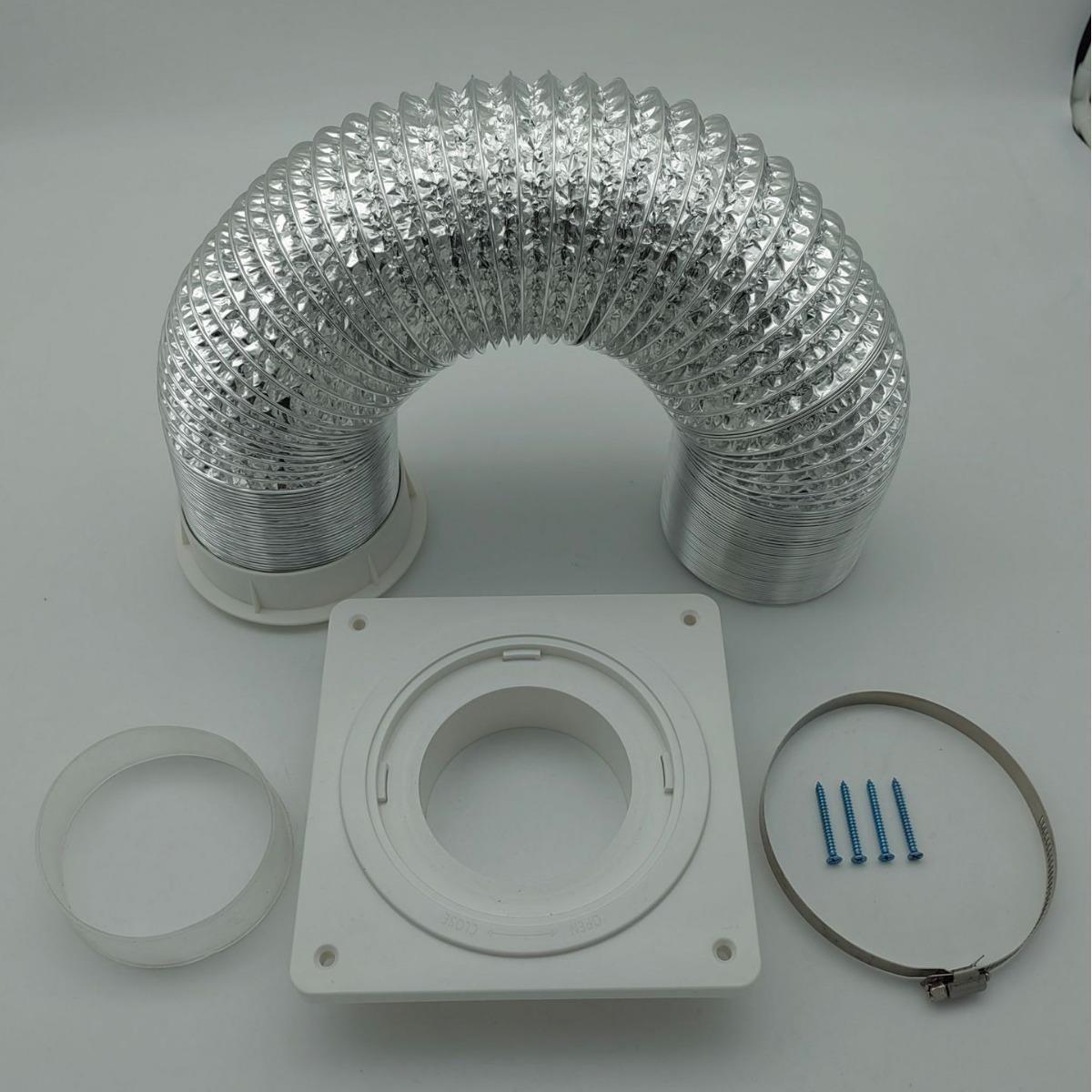 100#110#带管烘干机接头型号SL0092带铝箔管通风管塑料管件