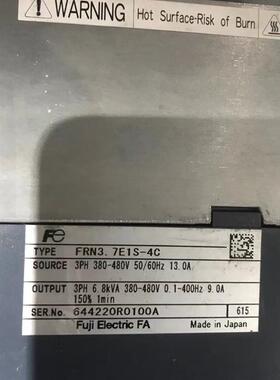 《议价》富士E1S变频器FRN3.7E1S-4C FRNC3.7C1