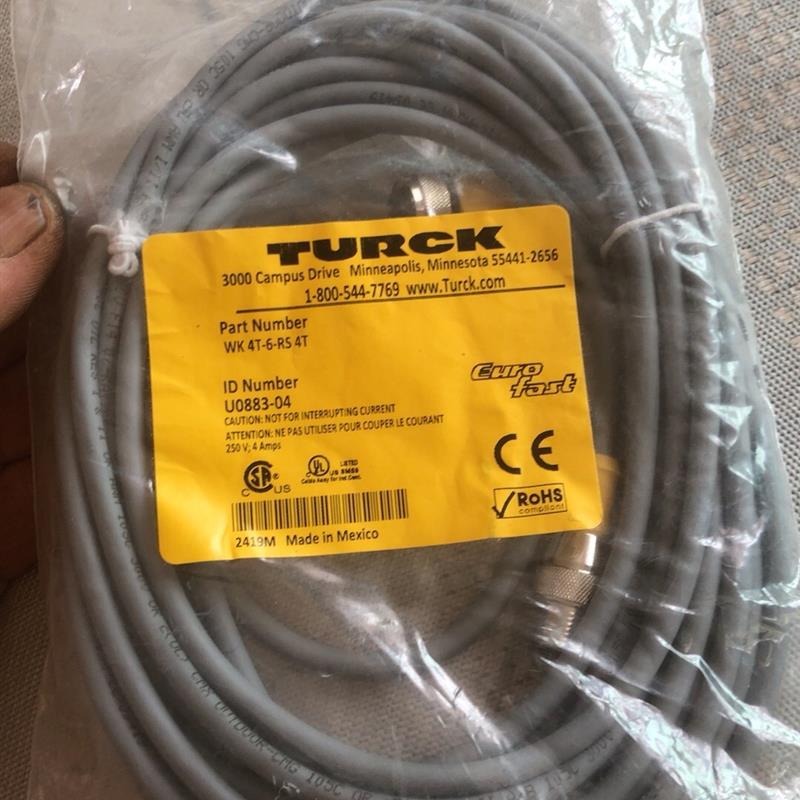 《议价》全新原装TURCK传感器连接线WK4T-6-RS4T