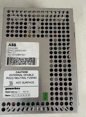 《议价》机器人电源DSQC661原装拆机3hac 026253