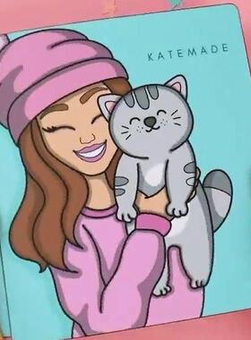 我爱猫咪/换装娃娃手工趣味解压DIY游戏自制玩具安静书亲子互动