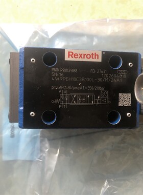力士乐比例阀R901493886 4WRPEH10C3B100L-30/M/24A1德国液压