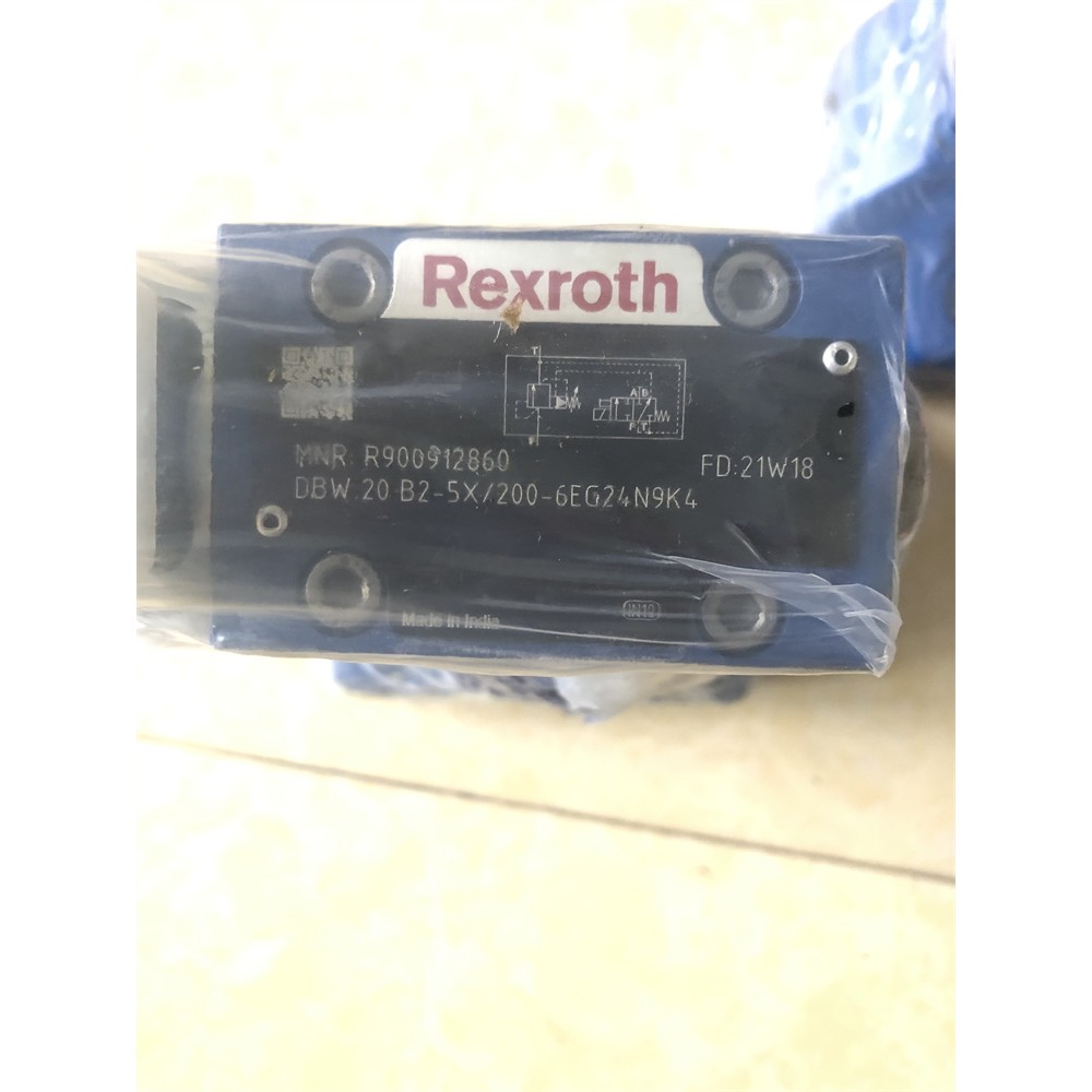 力士乐溢流阀R900912860 DBW20B2-5X/200-6EG24N9K4德国品牌