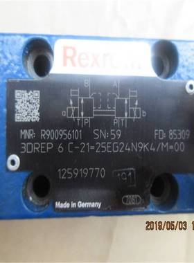 3DREP6C-2X=25EG24N9K4/M=00 订货号R900956101德国力士乐比例阀