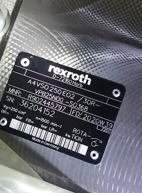 力士乐柱塞泵液压油马达A4VSO250LR2G/22L-PPB13N00 Rexrorh