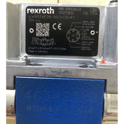 R901496433 4WREE6E08-30/V/24A1力士乐REXROTH比例阀德国
