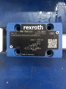 4WE6D62/EG24K4QMBG24 R900574632力士乐电磁阀德国产带位置监控