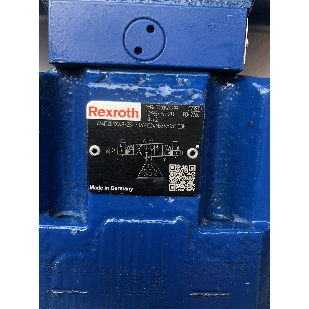 力士乐比例阀R900961299 4WRZE10W8-25-73/6EG24N9EK31/F1D3M