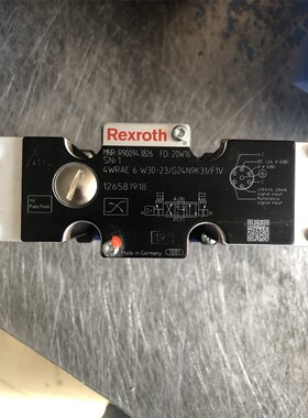 力士乐4WRAE6W30-23/G24N9K31/F1V R900943826比例换向阀德国原装