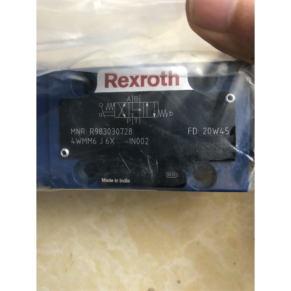 力士乐手动阀4WMM6J6X/-IN002 R983030728德国产原装Rexroth正品